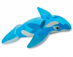 Касатка надувная с ручками, голубая (Intex, 58523sim)